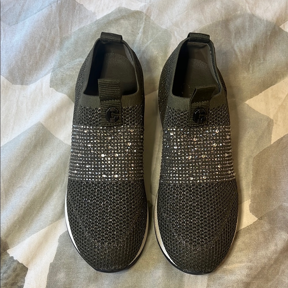 Sparkly Slip-On Sneakers